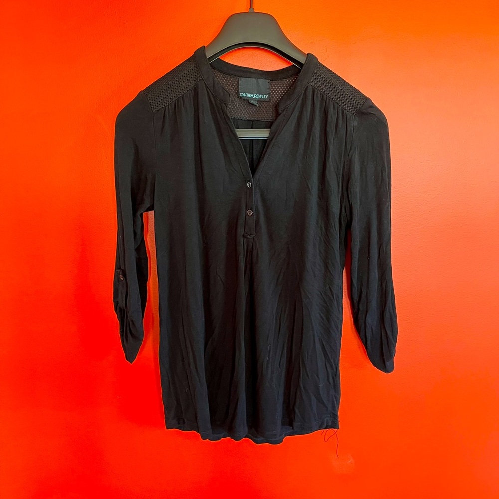 Cynthia Rowley Small Long sleeve t shirt.